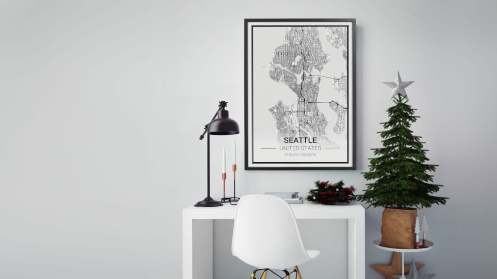 Das perfekte Weihnachtsgeschenk dein Mapify Städteposter von deiner Lieblingsstadt
